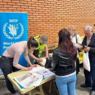 WFP Bargedhilfe in der Ukraine